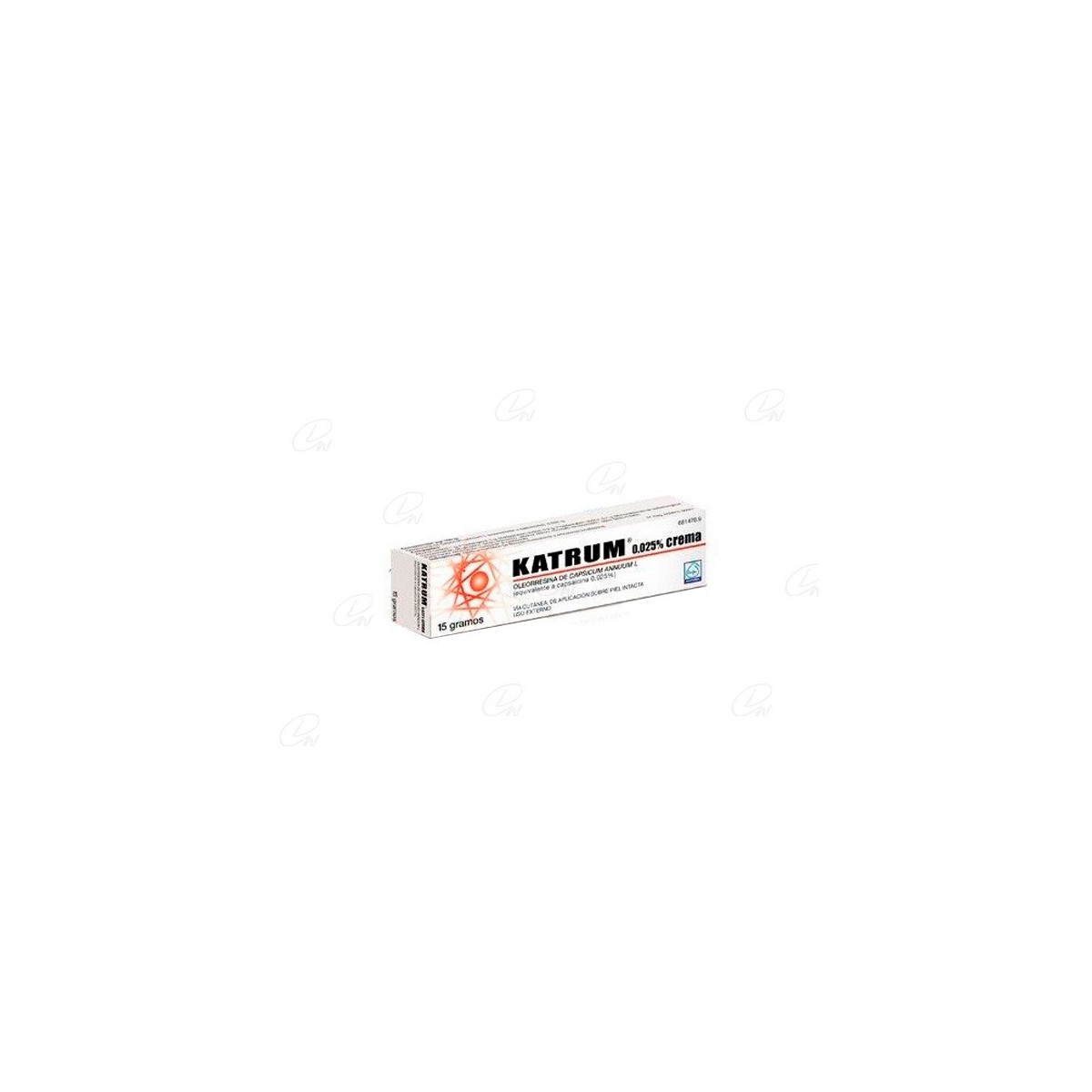 KATRUM  0,025 % CREMA, 1 tubo de 15 g
