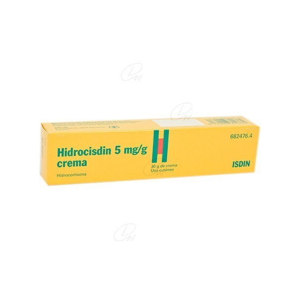 HIDROCISDIN 5 mg/g CREMA, 1 tubo de 30 g