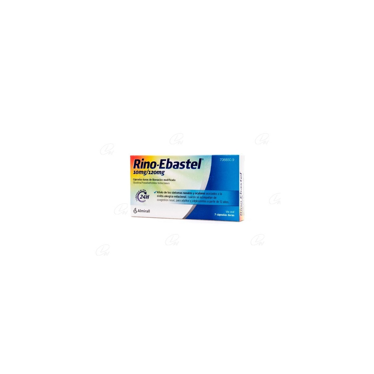 RINO EBASTEL 10/120 MG 7 CAPSULAS