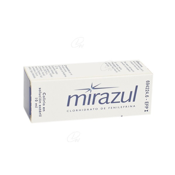 MIRAZUL COLIRIO, 1 frasco de 10 ml