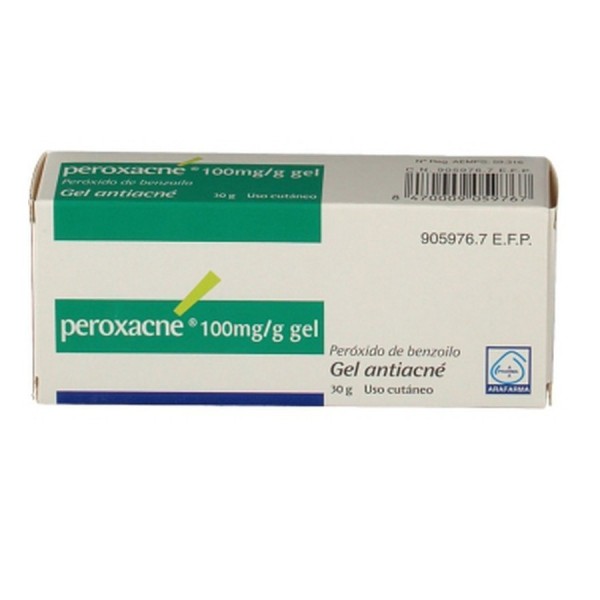PEROXACNE 100 mg/g GEL, 1 tubo de 30 g