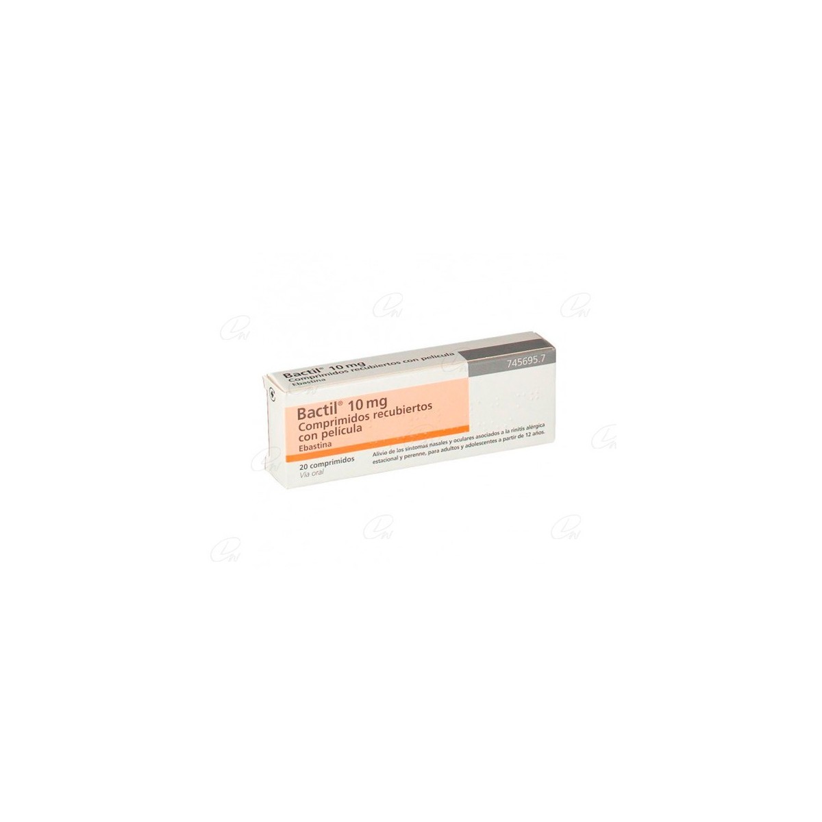 BACTIL 10 MG 20 COMPRIMIDOS RECUBIERTOS
