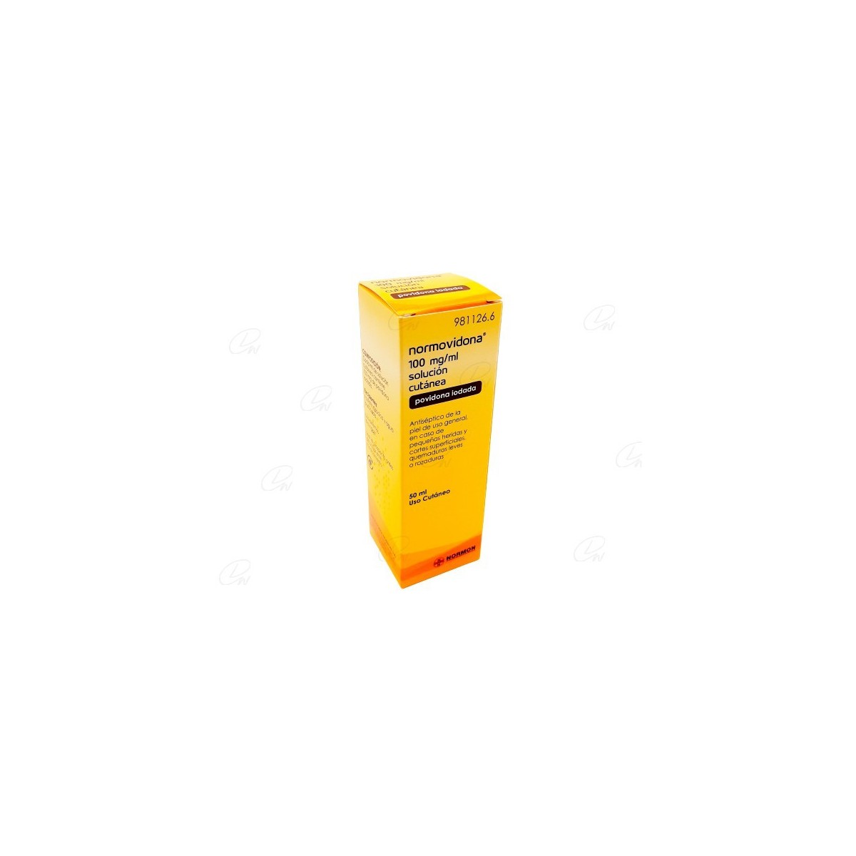 NORMOVIDONA 10 g/100 ml SOLUCION CUTANEA, 1...