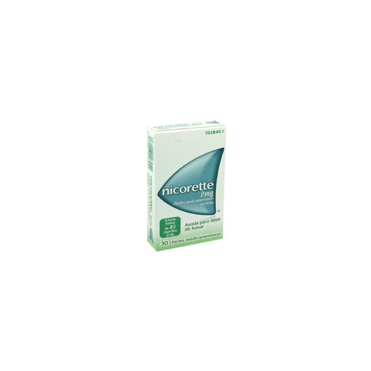 NICORETTE 2 mg CHICLES MEDICAMENTOSOS, 30 chicles