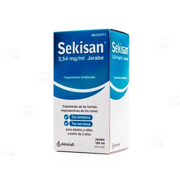 SEKISAN 3,54 mg/ml JARABE, 1 frasco de 120 ml