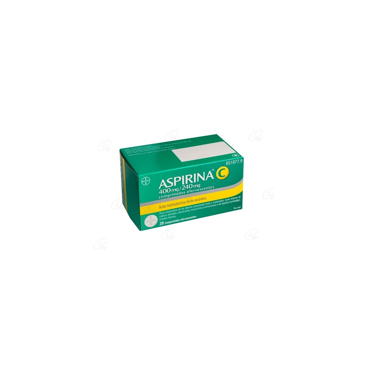 ASPIRINA C 400 mg/240 mg COMPRIMIDOS...
