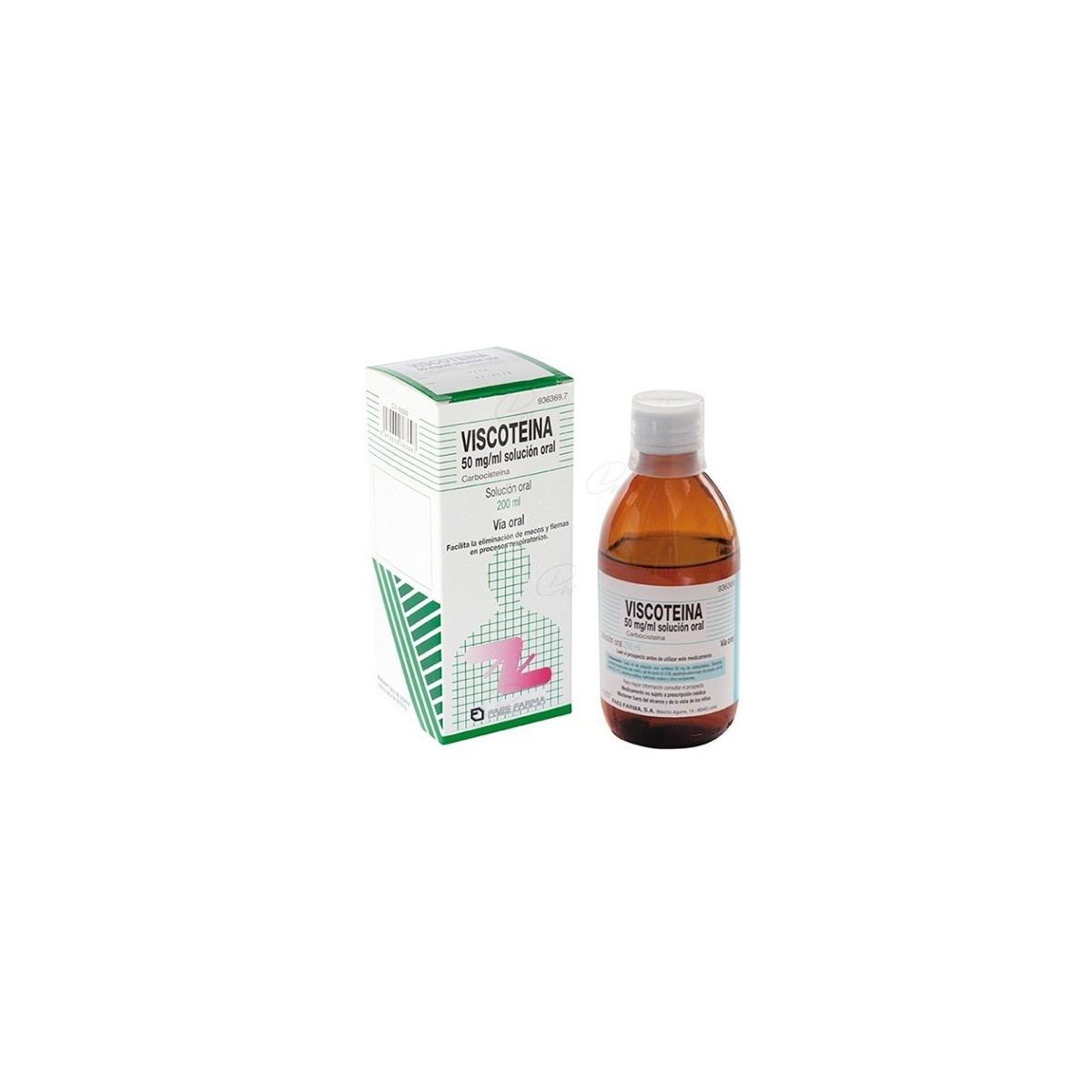 VISCOTEÍNA 50 mg/ml SOLUCIÓN ORAL, 1 frasco de...