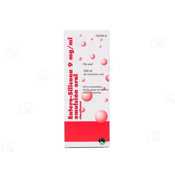 ENTERO SILICONA 9 mg/ml EMULSION ORAL, 1 frasco de 250 ml