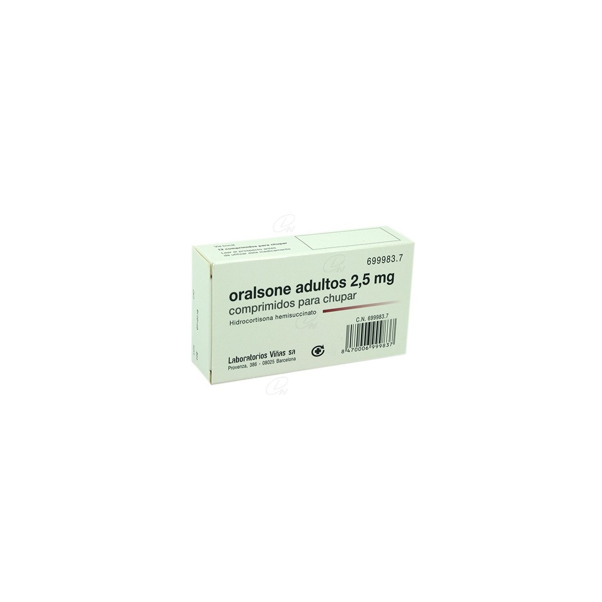 ORALSONE  ADULTOS 2,5 mg COMPRIMIDOS PARA...