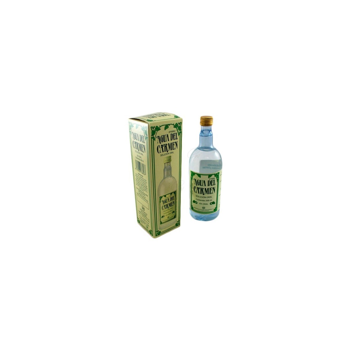 AGUA DEL CARMEN SOLUCIÓN ORAL, 1 frasco de 200 ml