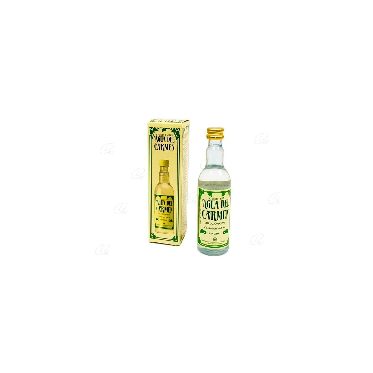 AGUA DEL CARMEN SOLUCIÓN ORAL, 1 frasco de 100 ml