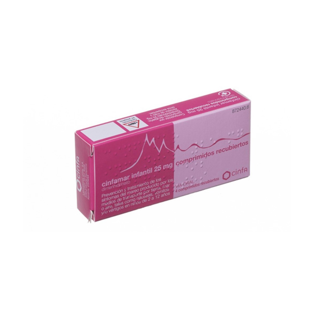 CINFAMAR INFANTIL 25 mg COMPRIMIDOS...