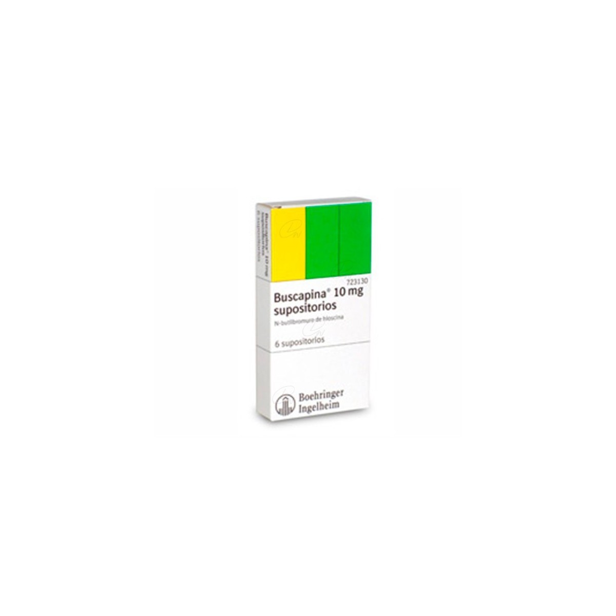 BUSCAPINA 10 mg SUPOSITORIOS, 6 supositorios