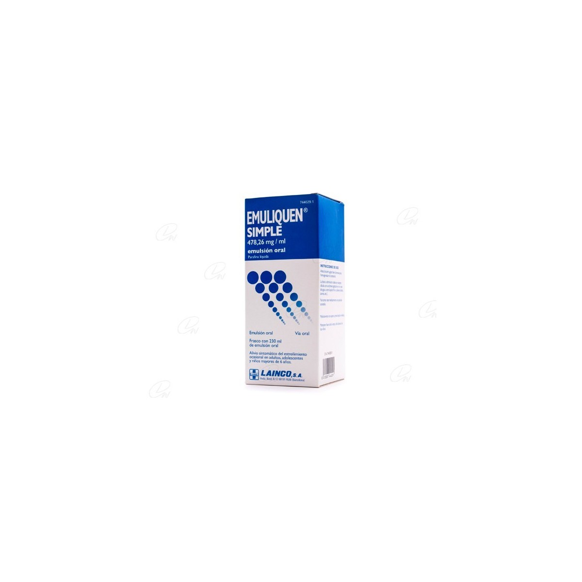 EMULIQUEN SIMPLE 478,26 mg/ml EMULSION ORAL, 1...