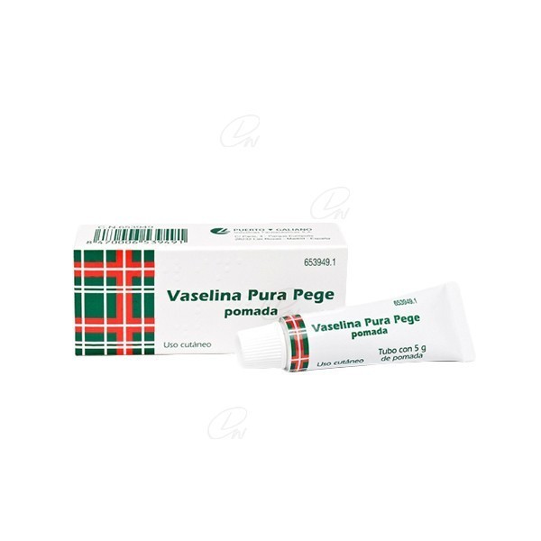 VASELINA PURA PEGE POMADA, 1 tubo de 5 g