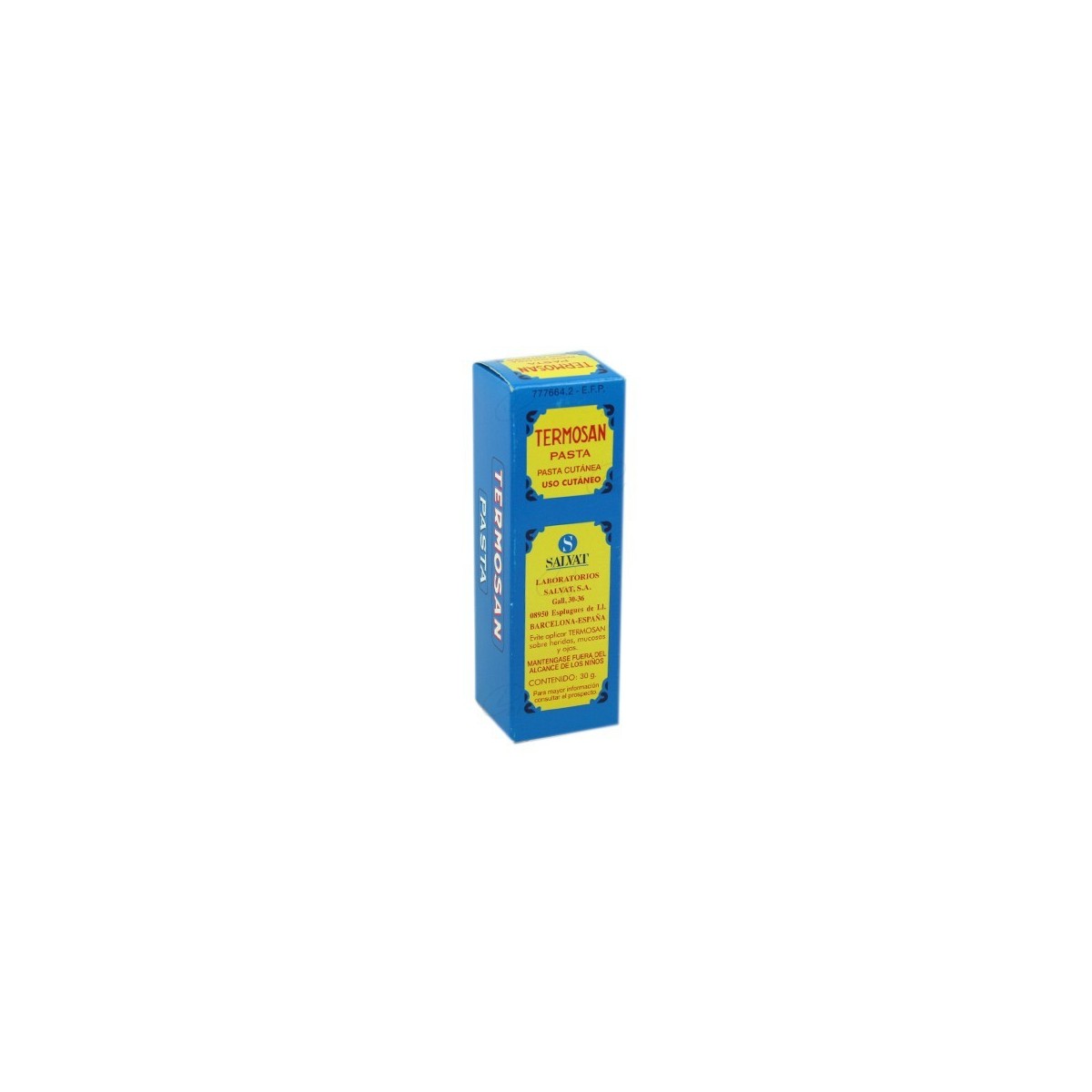 TERMOSAN PASTA CUTANEA, 1 tubo de 30 g