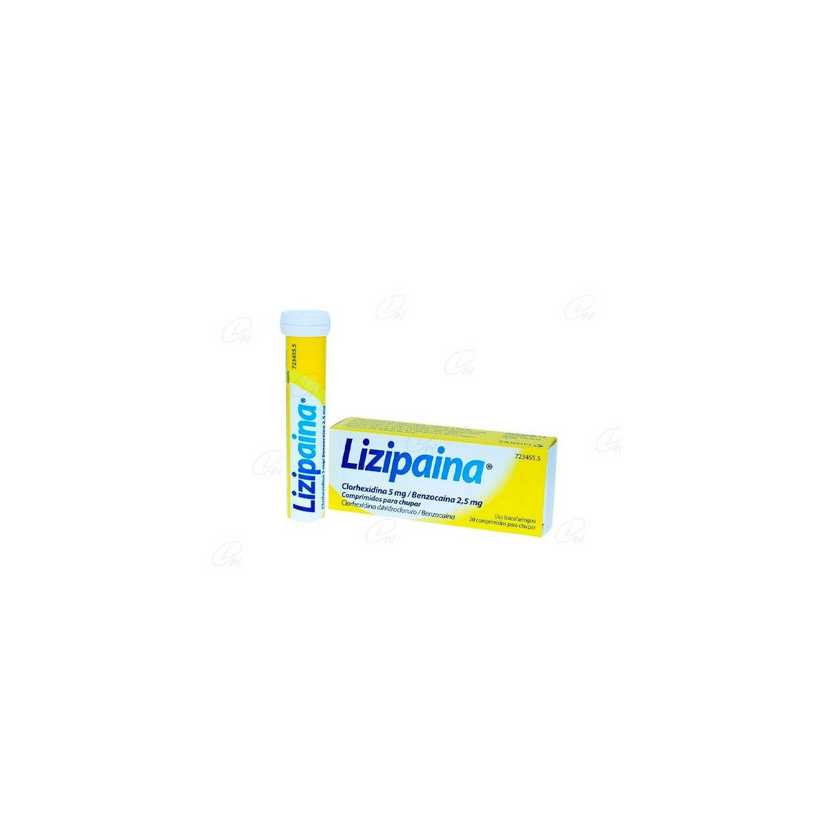 LIZIPAINA CLORHEXIDINA/BENZOCAINA 5/2.5 MG 20...