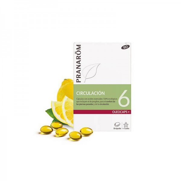 pranarom 6 circulacion bio 30 capsulas