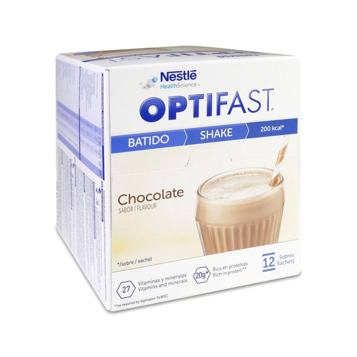 optifast batido chocolate 9 sobres