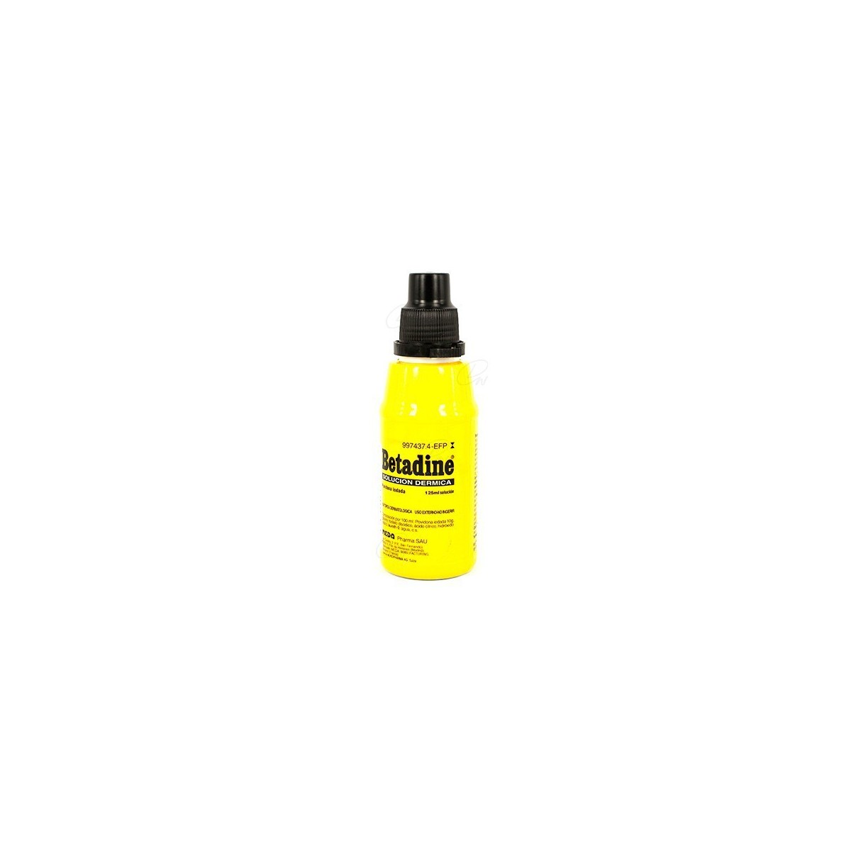 BETADINE SOLUCION DERMICA, 1 frasco de 125 ml