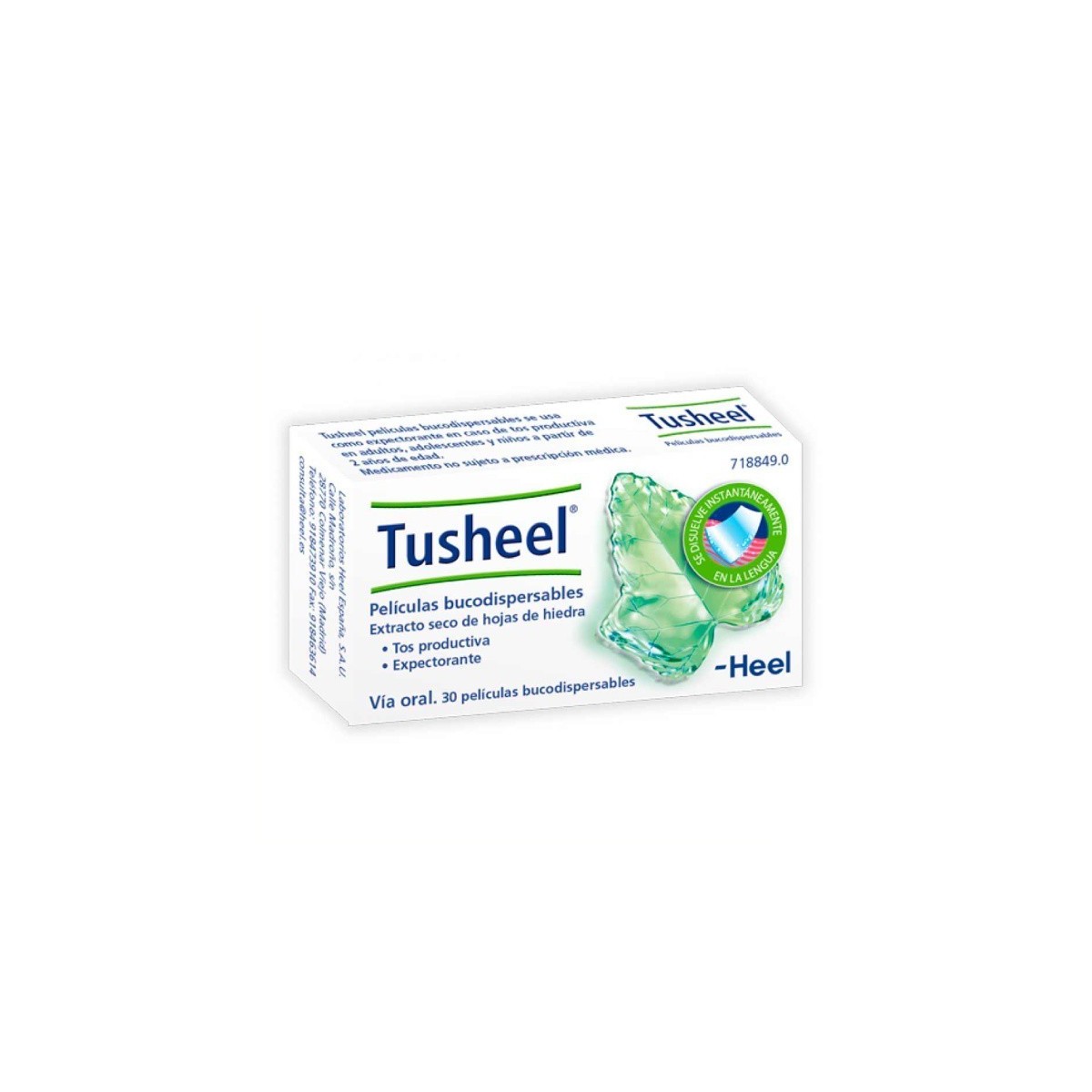 TUSHEEL 30 PELICULAS BUCODISPERSABLES