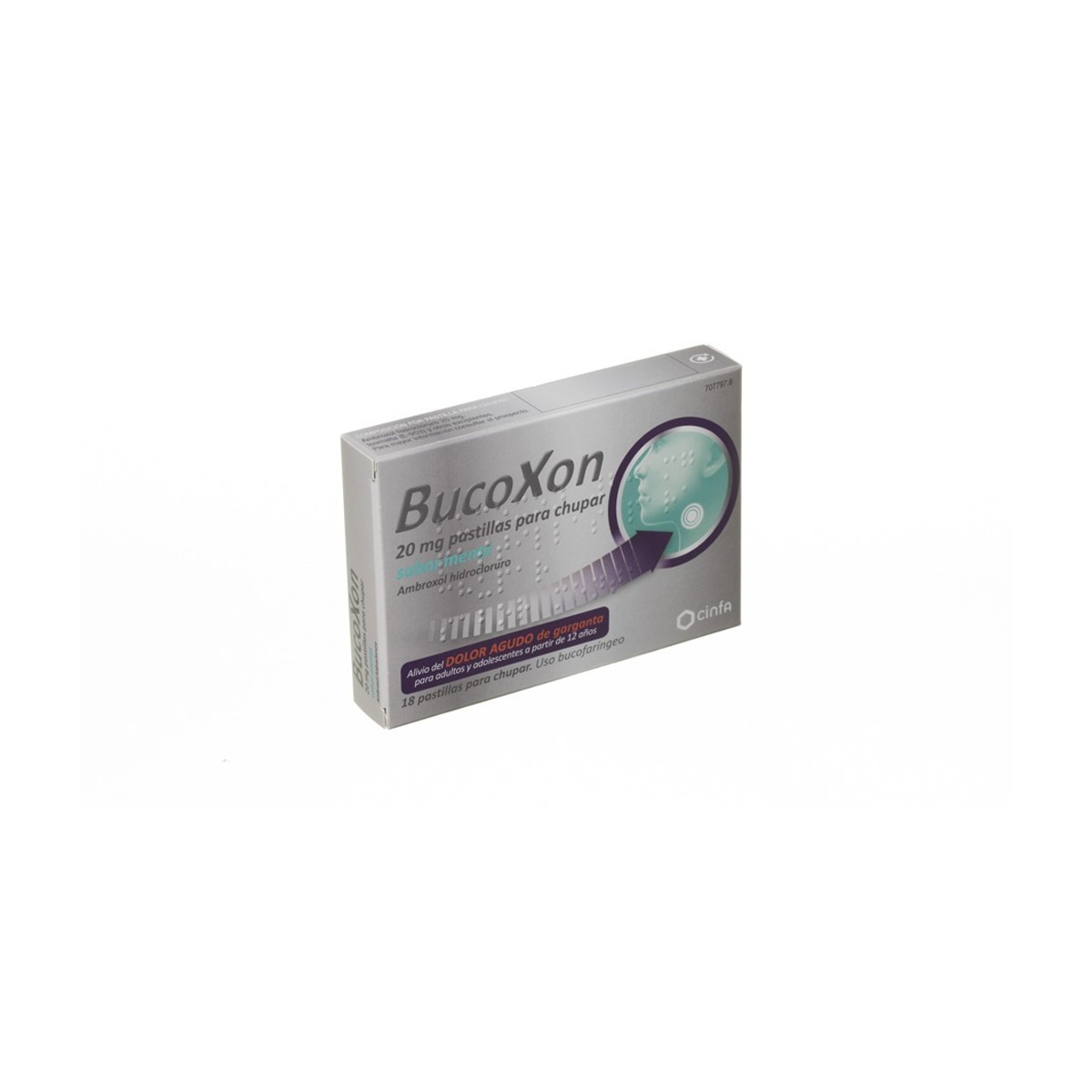 BUCOXON 20 MG 18 PASTILLAS PARA CHUPAR SABOR MENTA