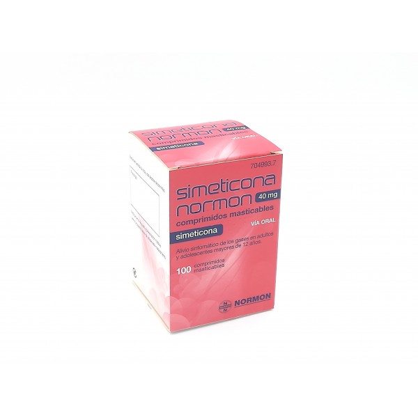 SIMETICONA NORMON 40 MG COMPRIMIDOS MASTICABLES, 30...