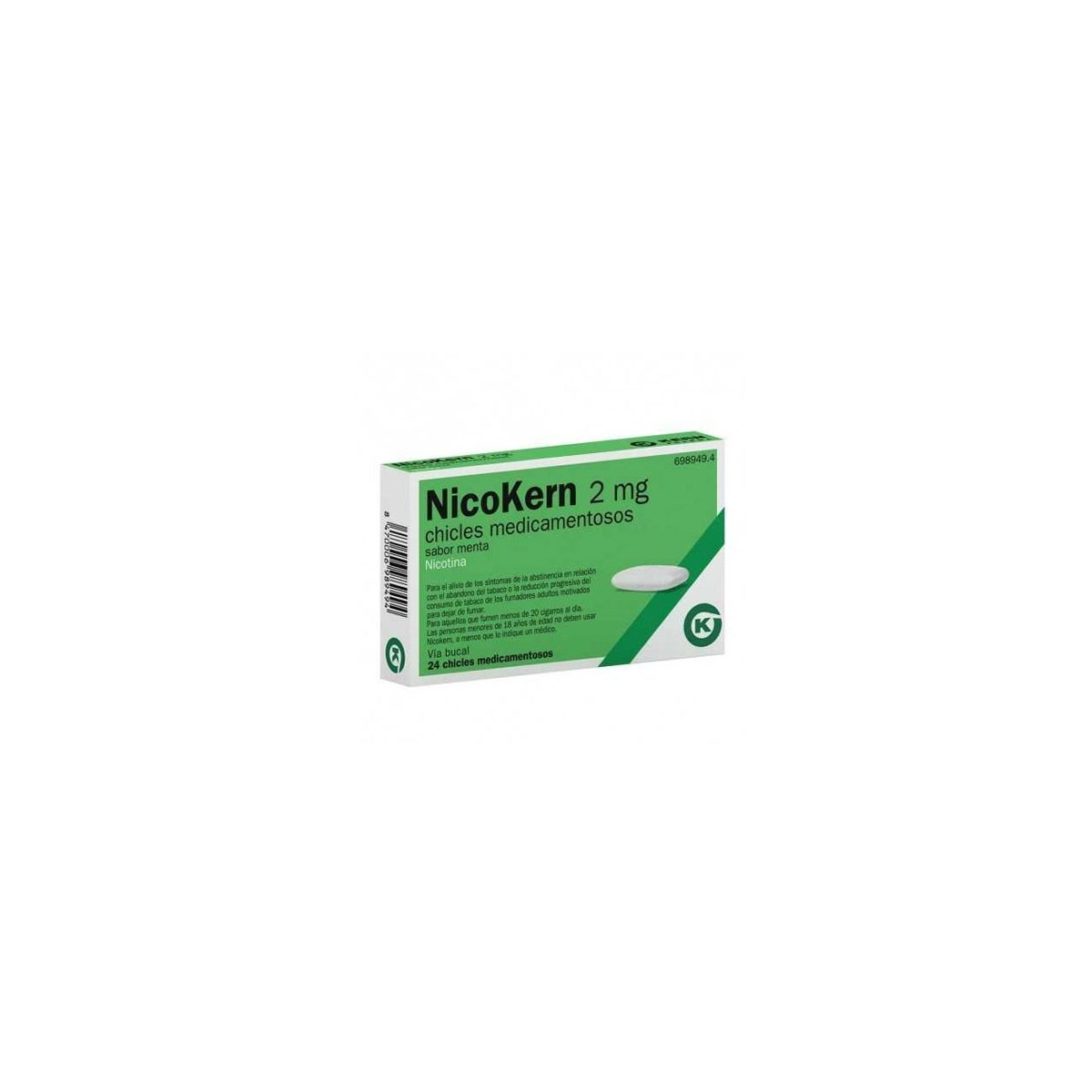 QUITT 4 MG 24 CHICLES SABOR MENTA