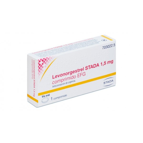 LEVONORGESTREL STADA EFG 1.5 MG 1 COMPRIMIDO