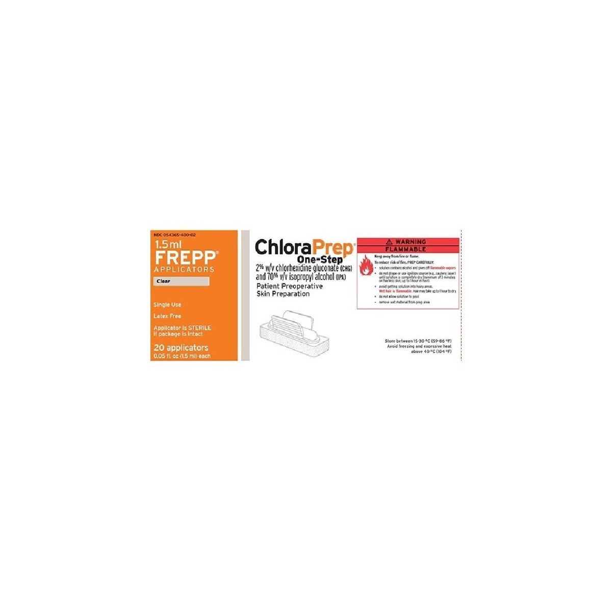 CHLORAPREP INCOLORO (FREPP) 20 MG/ML + 0.70...