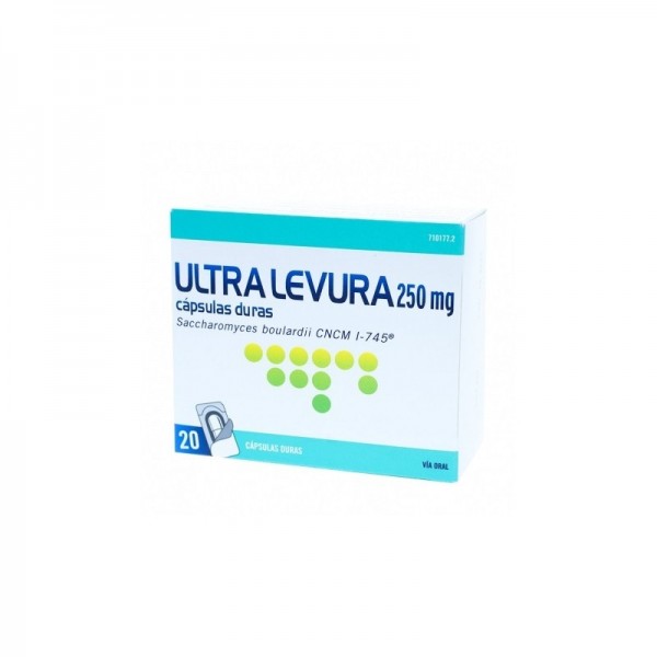 ULTRA-LEVURA 250 MG CAPSULAS DURAS
