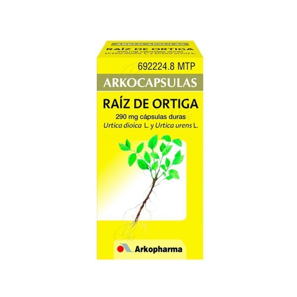 ARKOCAPSULAS RAIZ DE ORTIGA 290 MG CAPSULAS DURAS, 48 cápsulas