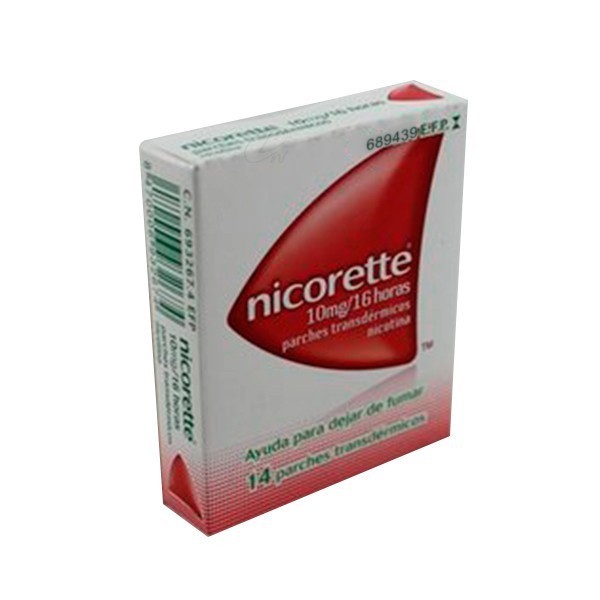 NICORETTE CLEAR 10 mg/16 HORAS PARCHES TRANSDERMICOS, 14 parches