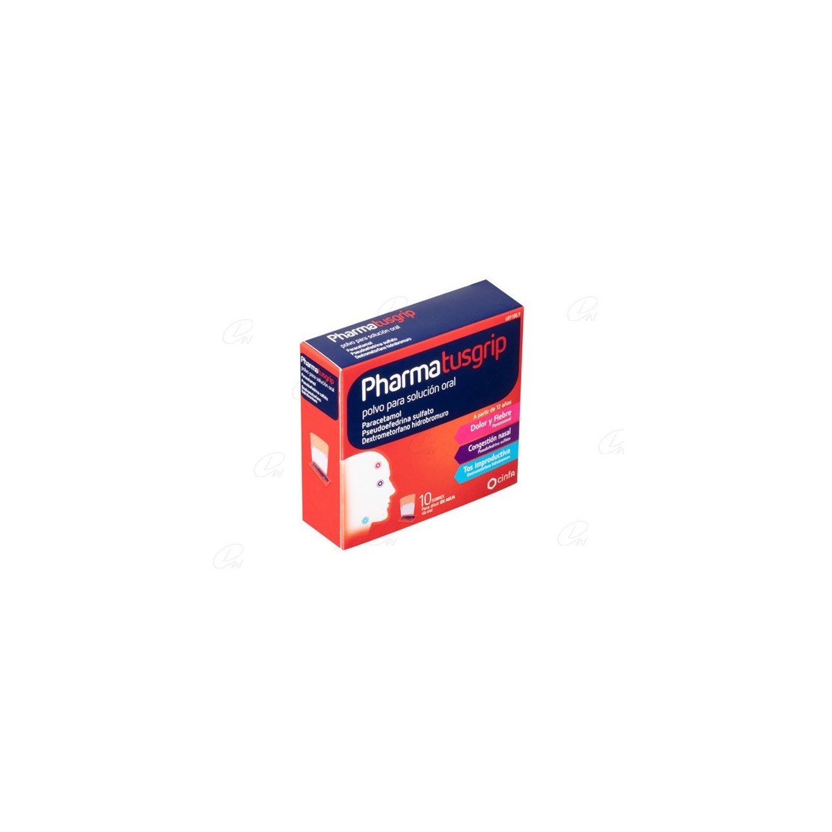 PHARMATUSGRIP 500/30/15 MG 10 SOBRES POLVO...
