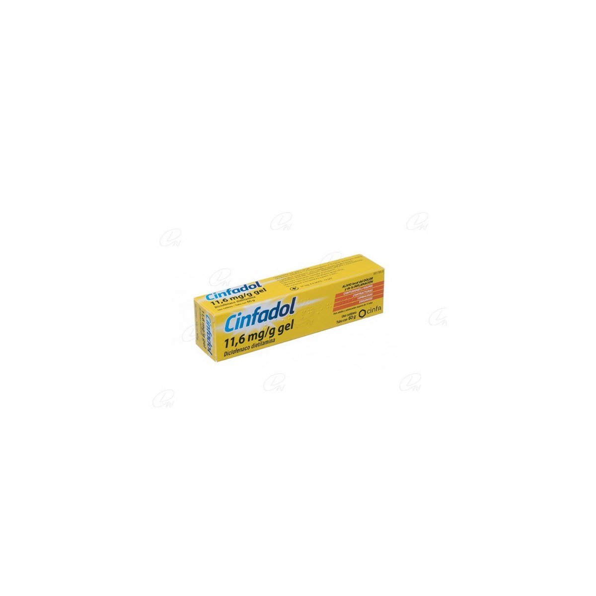 CINFADOL 11.6 MG/G GEL TOPICO 60 G
