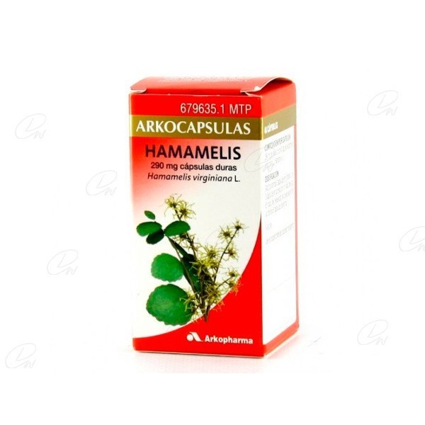 ARKOCAPSULAS HAMAMELIS 290 mg CAPSULAS DURAS, 48 cápsulas