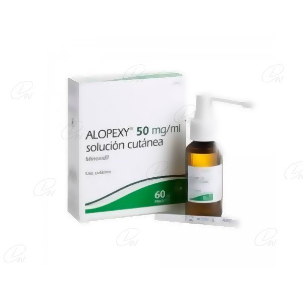 ALOPEXY 50 mg/ml SOLUCION CUTANEA, 1 frasco de 60 ml (PET)