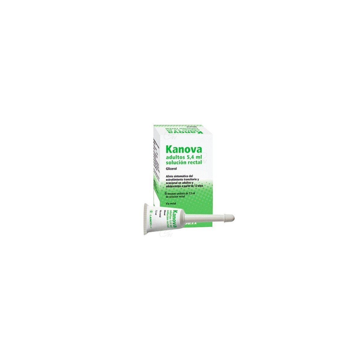 KANOVA ADULTOS 5,4 ml SOLUCION RECTAL, 6 enemas