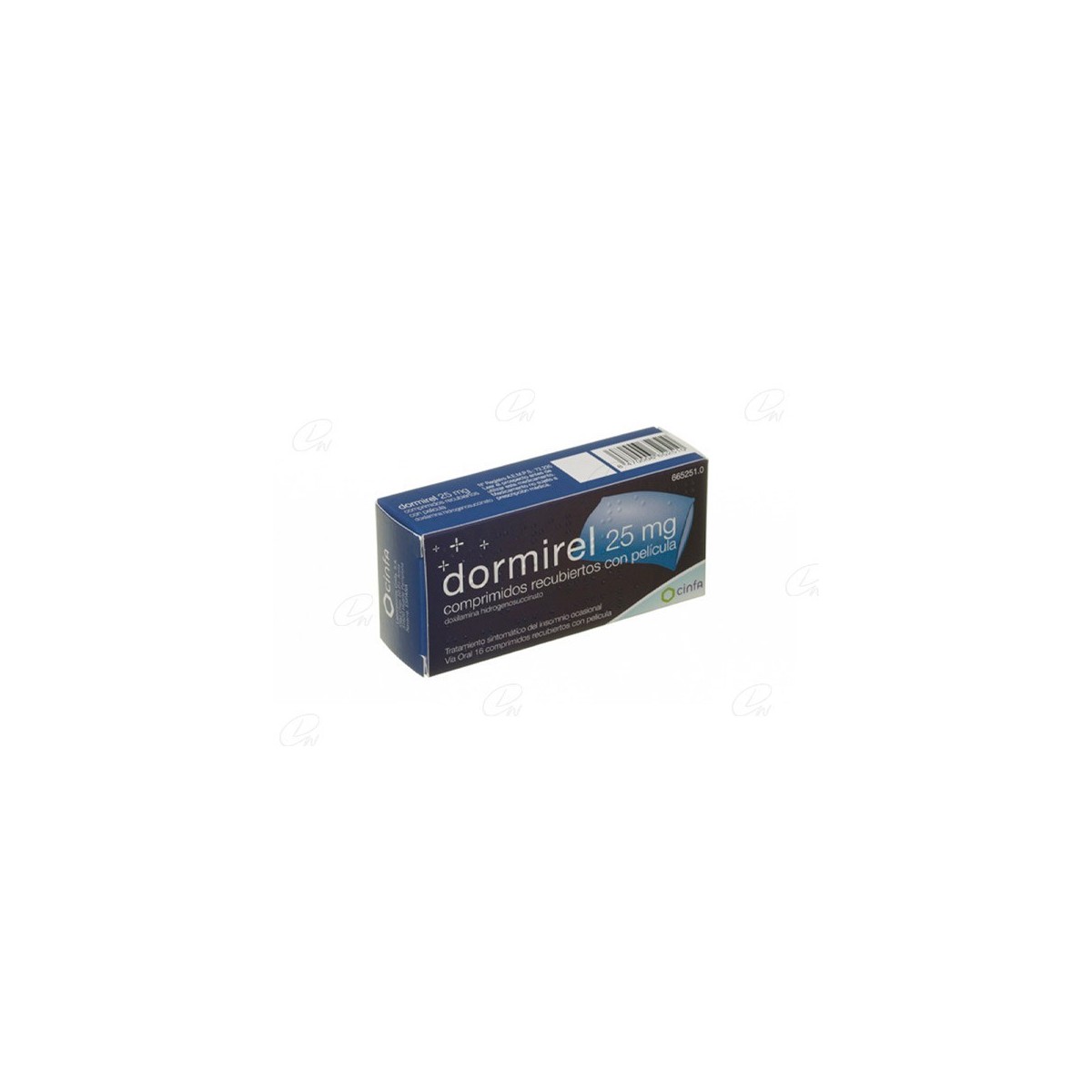 DORMIREL 25 mg COMPRIMIDOS RECUBIERTOS CON...