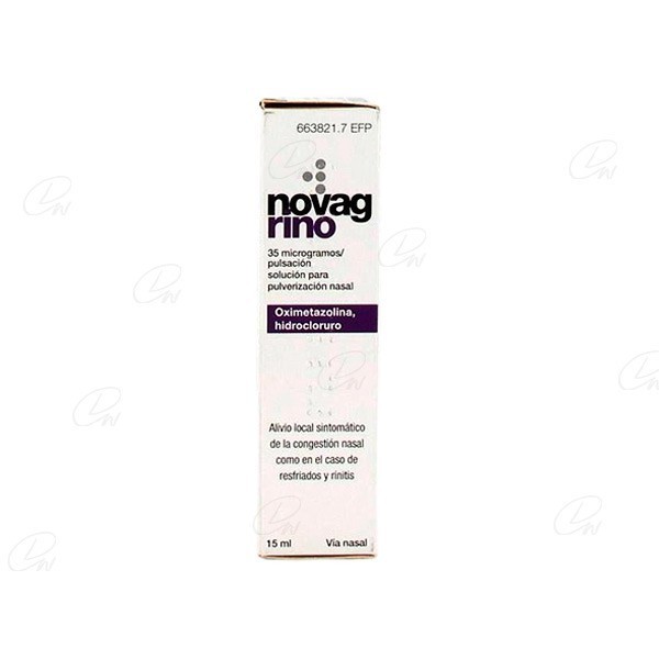 NOVAG RINO 35 microgramos/PULSACION SOLUCION PARA PULVERIZACION NASAL, 1 frasco de 15 ml