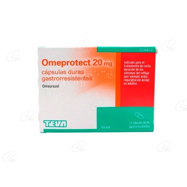 OMEPROTECT 20 MG 14 CAPSULAS GASTRORRESISTENTES (BLISTER)
