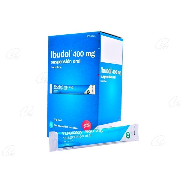 IBUDOL 400 MG SUSPENSION ORAL, 20 sobres
