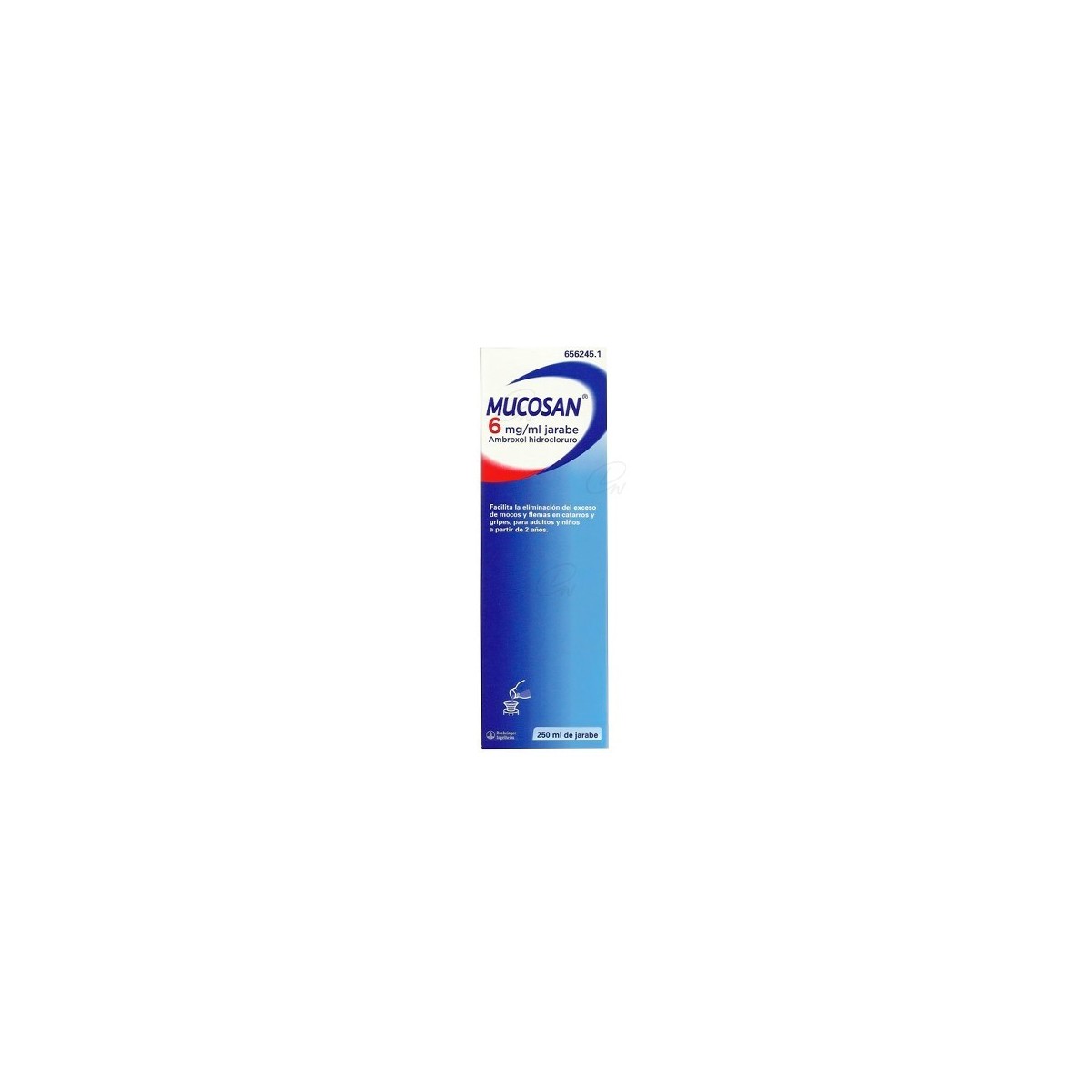 MUCOSAN 6 mg/ ml JARABE, 1 frasco de 250 ml