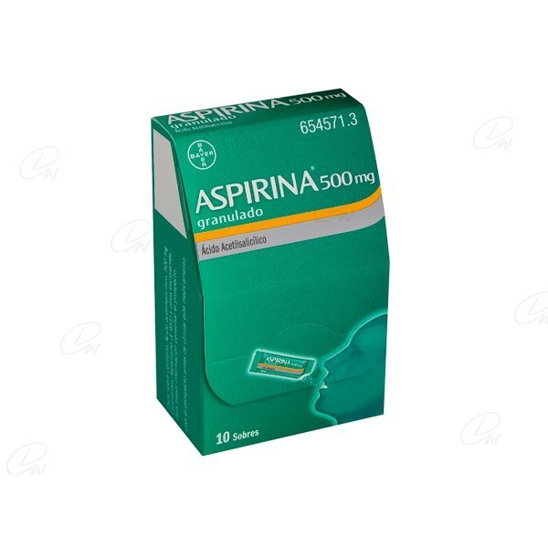 ASPIRINA 500 mg GRANULADO, 20 sobres