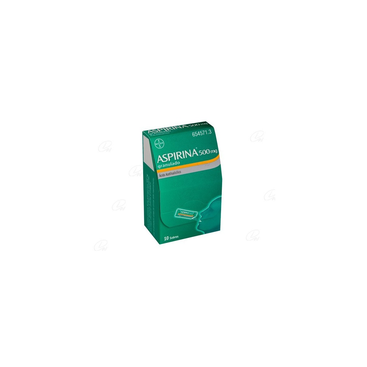 ASPIRINA 500 MG GRANULADO 10 SOBR