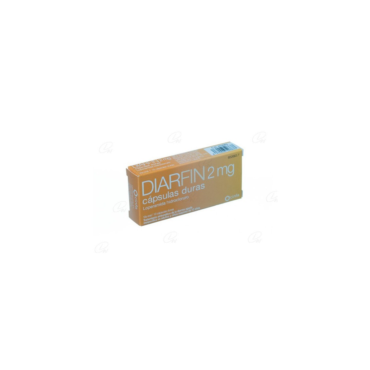 DIARFIN 2 mg CAPSULAS DURAS, 20 cápsulas