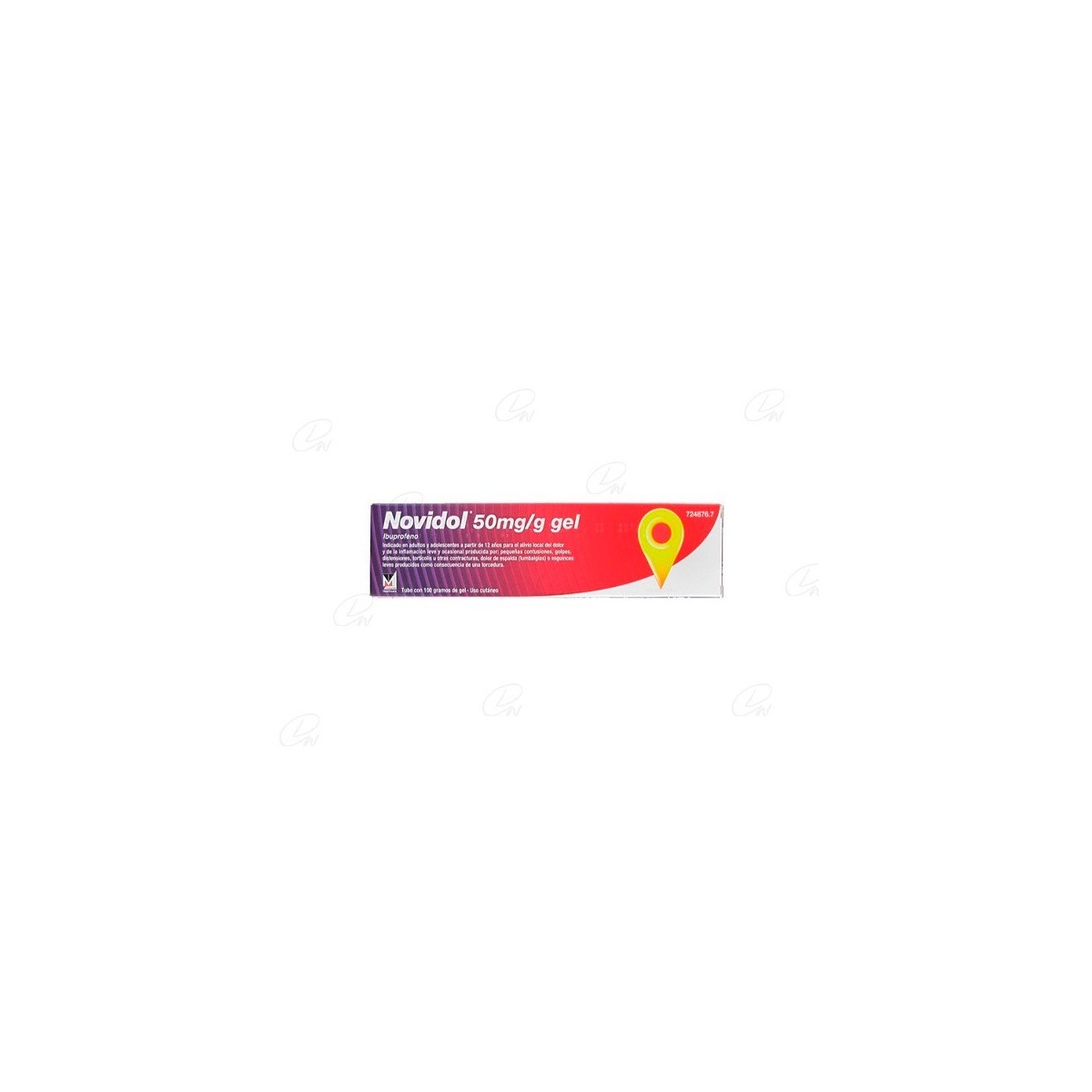 NOVIDOL 50 MG/G GEL TOPICO 1 TUBO 100 G