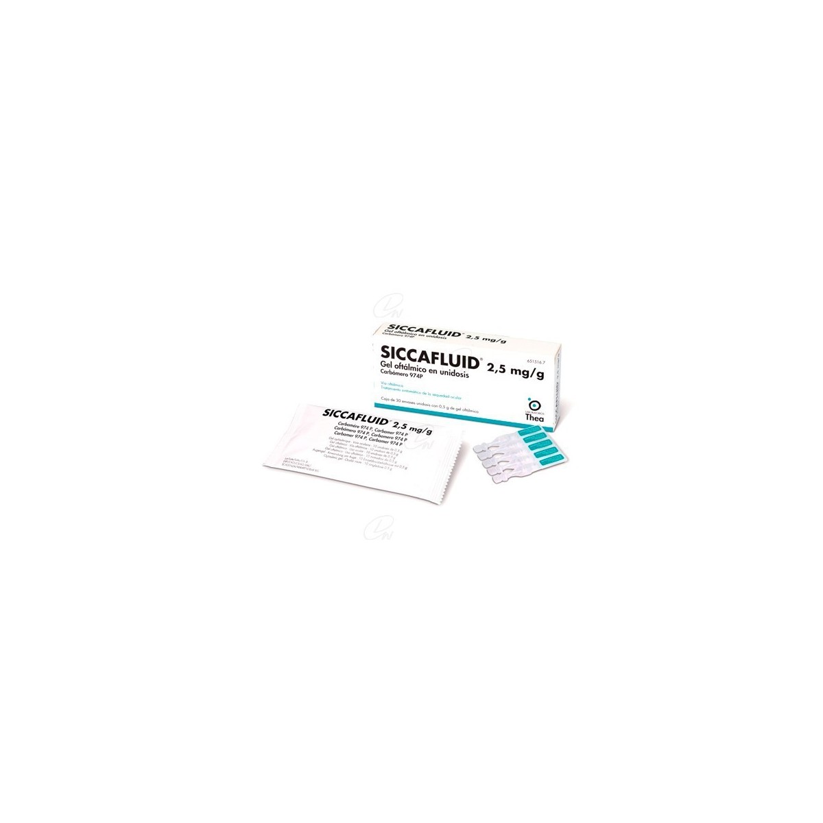 SICCAFLUID 2,5 mg/g GEL OFTALMICO EN UNIDOSIS,...
