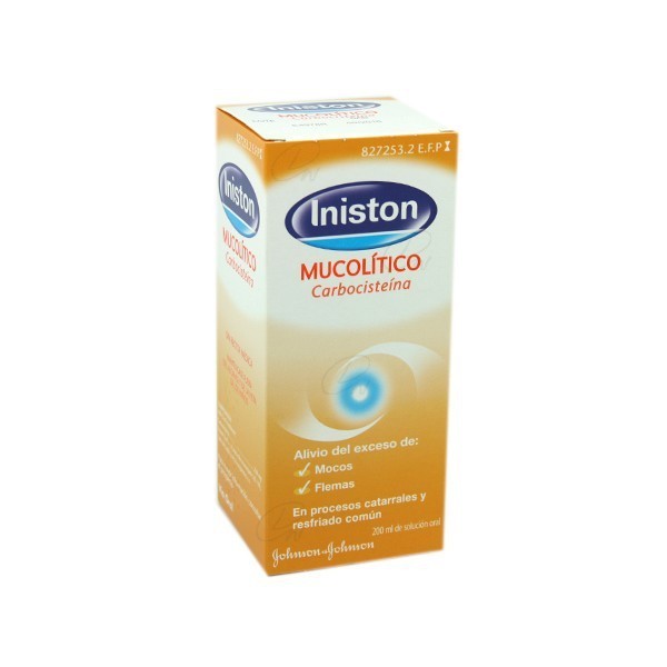 INISTON MUCOLITICO 50 mg/ml SOLUCION ORAL, 1 frasco de...