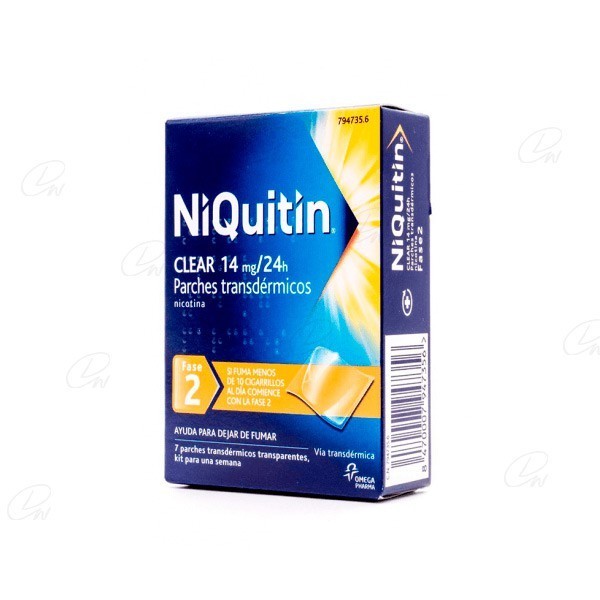 NIQUITIN CLEAR 21 MG/24 H 28 PARCHES TRANSDERMICOS 114 MG